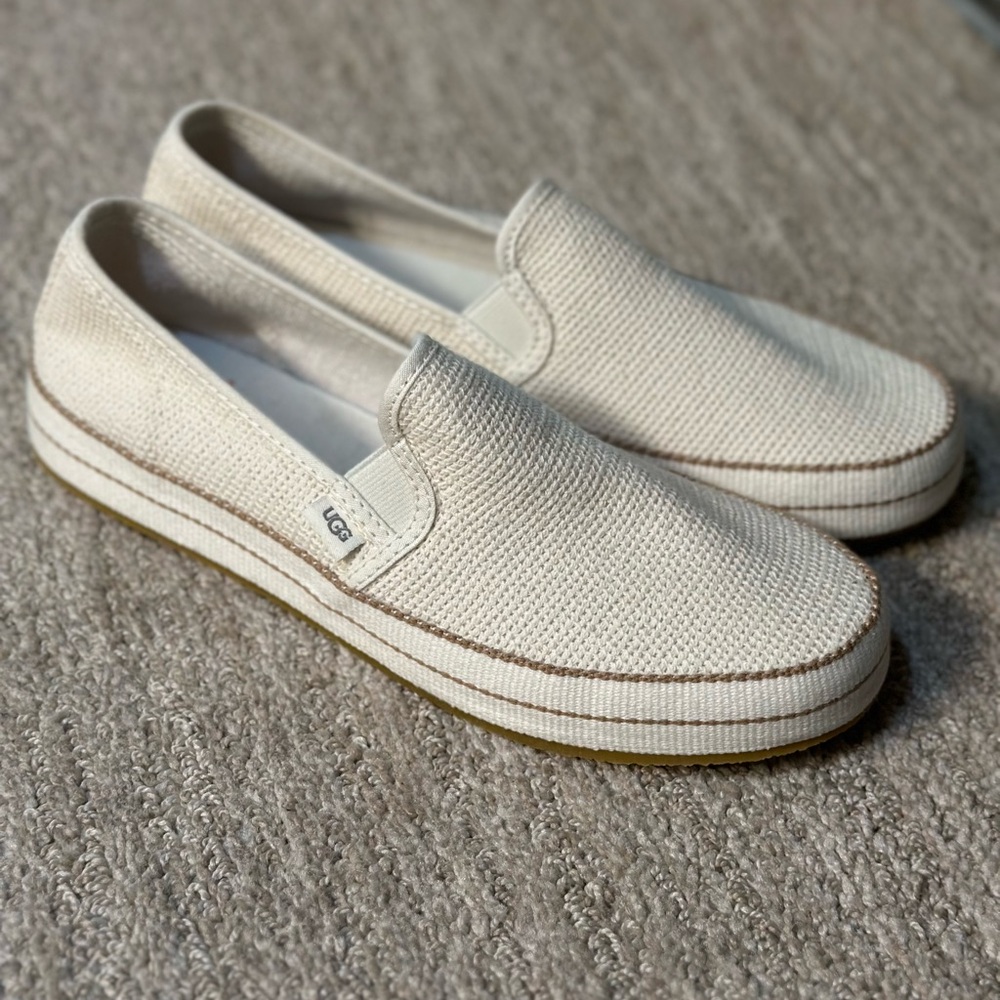 UGG women’s Off-White Slip-On Loafers